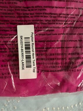 Zenana Outfitters Hot Pink Tank Top